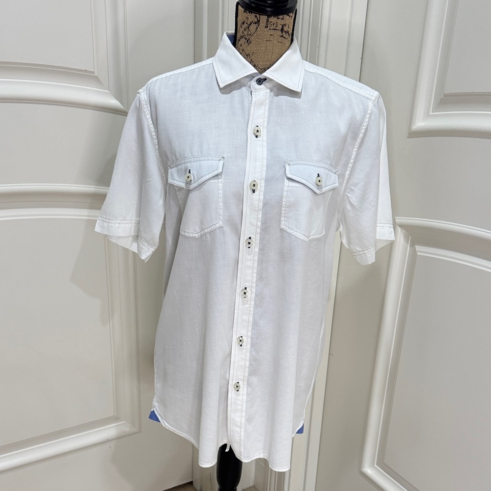 Tommy Bahama Crisp White Button Down Shirt